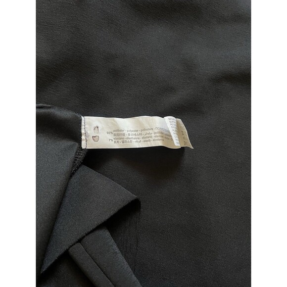 Zara midi black dress one-shoulder with a strap and a low back Size Medium - Picture 3 of 7